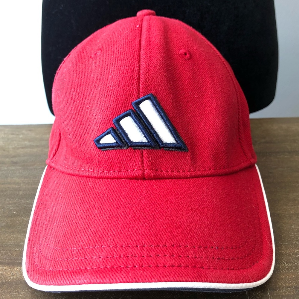 Adidas One Size Fits All Red Cap